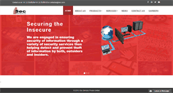 Desktop Screenshot of isec.co.in