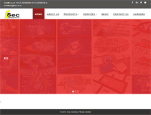 Tablet Screenshot of isec.co.in