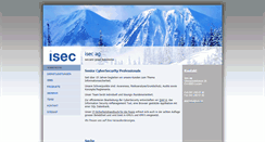 Desktop Screenshot of isec.ch