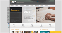 Desktop Screenshot of isec.edu.ar