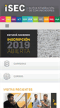 Mobile Screenshot of isec.edu.ar
